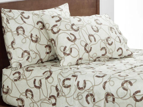Pierre Equestrian 350TC Cotton Sateen Sheet Set