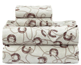 Pierre Equestrian 350TC Cotton Sateen Sheet Set