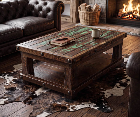 Primitive Coffee Table Set