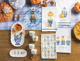 Pumpkin Topiary Tray and Tidbit Set