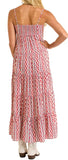 Zig Zag Halter Maxi Dress