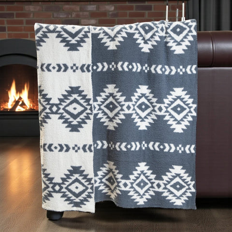 Stormy Southwest Stretchy Throw