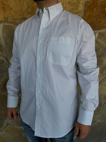 Wrangler® George Strait™ Long Sleeve Button Down One Pocket Shirt