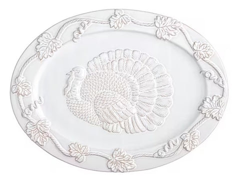 White Turkey Platter