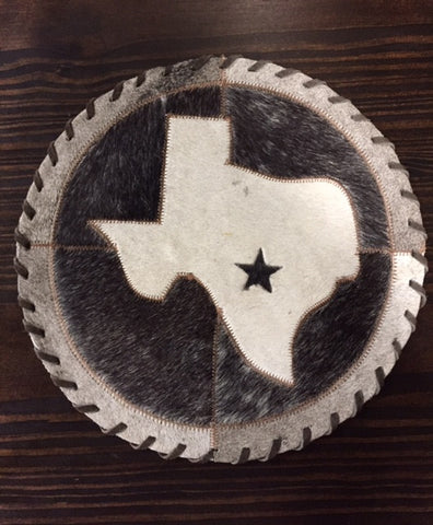 Texas with Star Cowhide Placemat